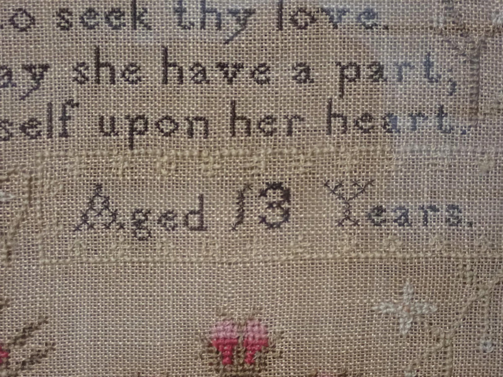 1824 Mary Edmond Sampler - 7