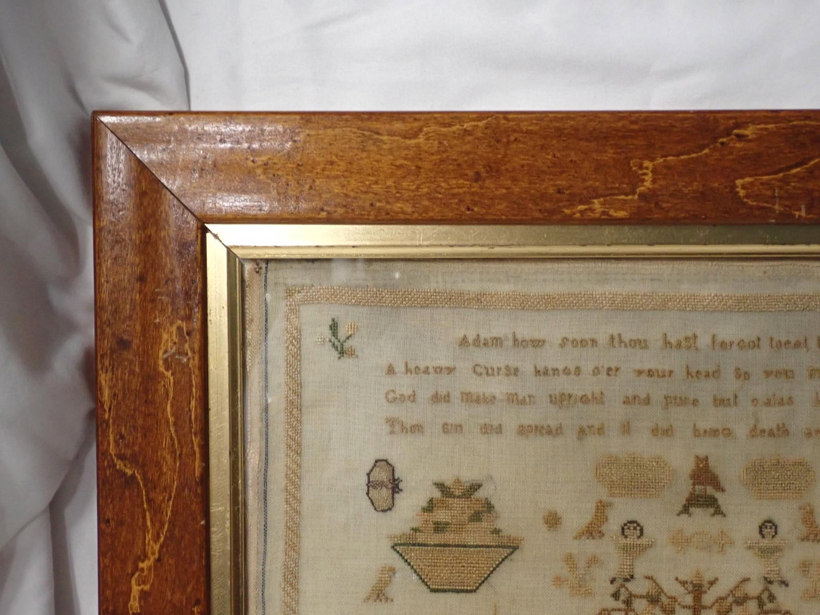 1830 Anne Cleaver Sampler - 12