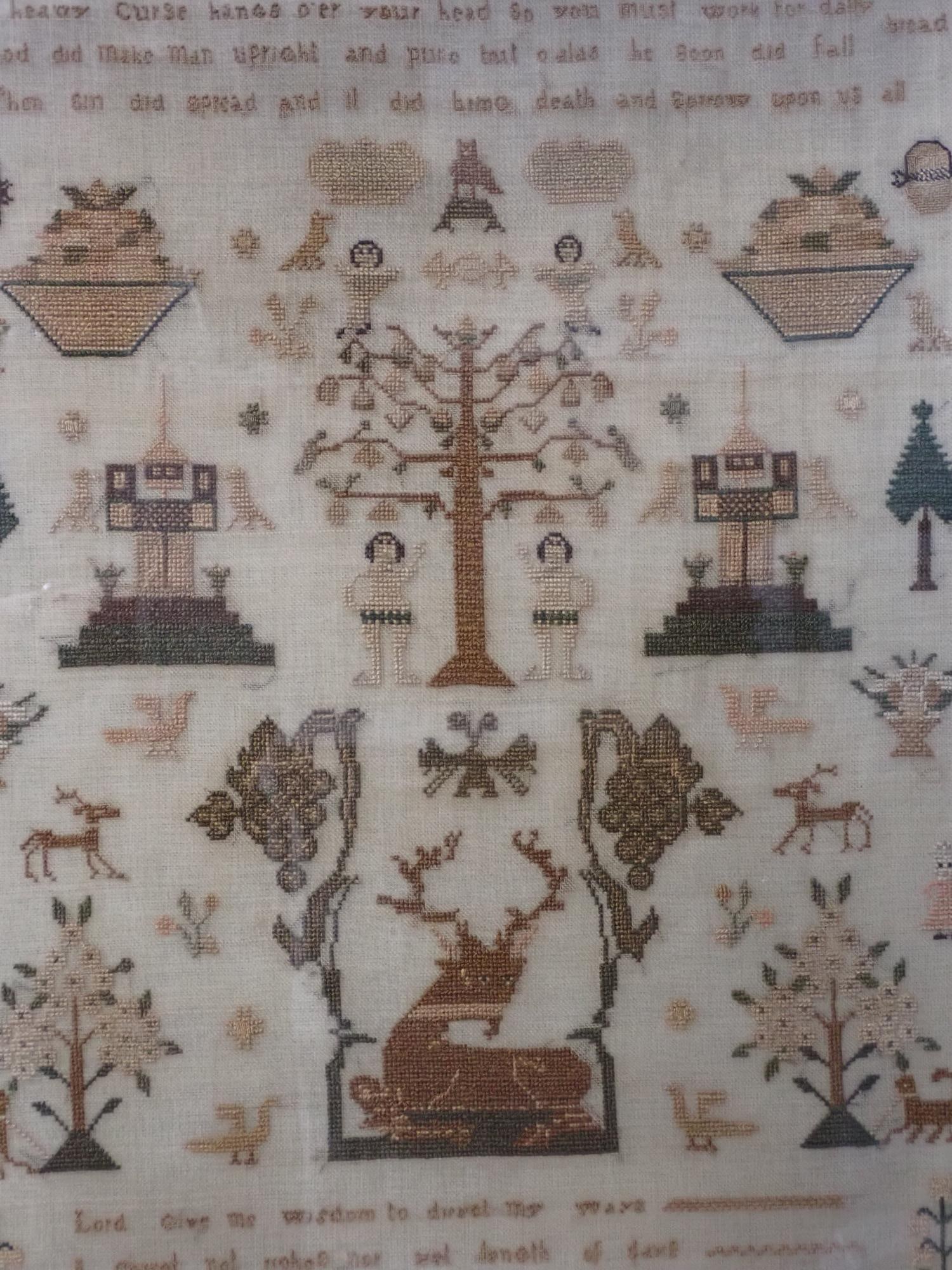 1830 Anne Cleaver Sampler - 3