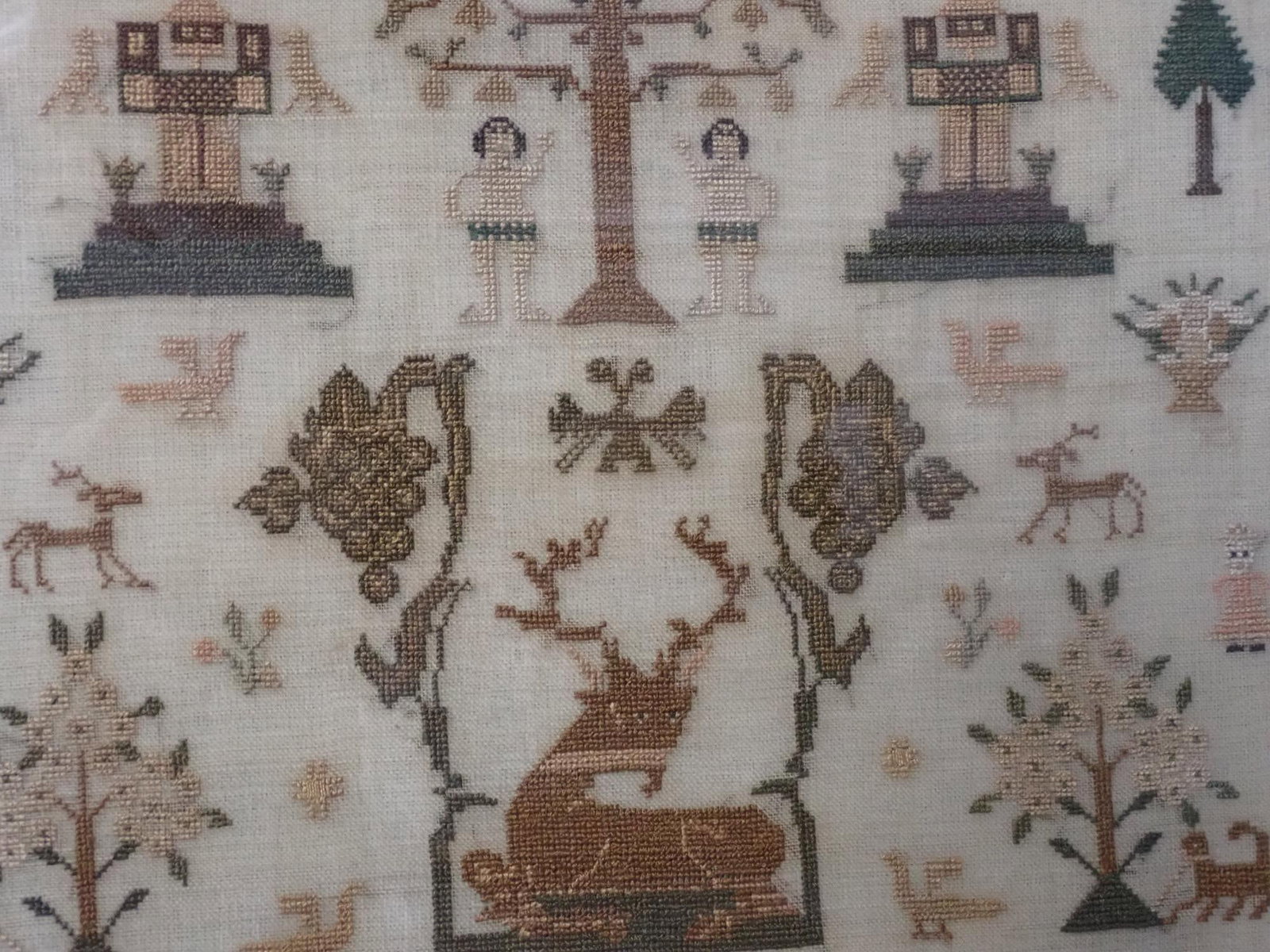 1830 Anne Cleaver Sampler - 6