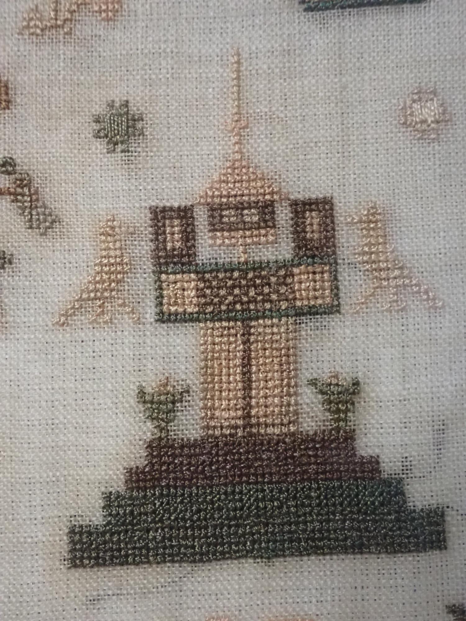 1830 Anne Cleaver Sampler - 8