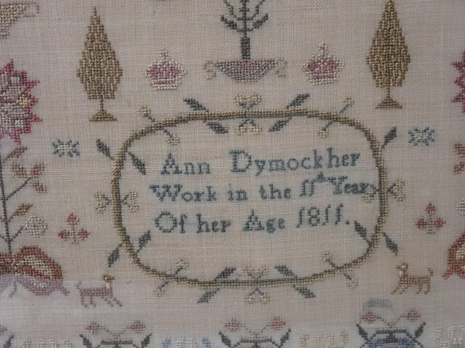 1811 Ann Dymock Sampler - 2