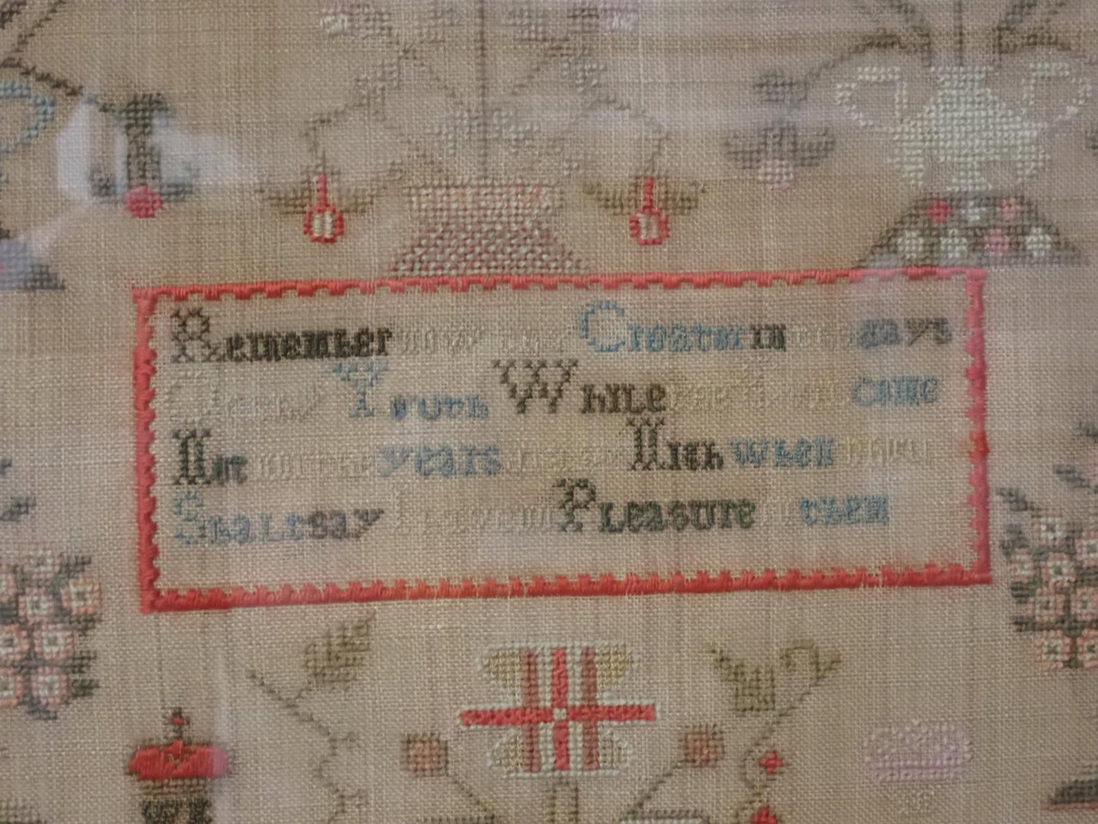 1865 Margaret (?) Sampler - 4