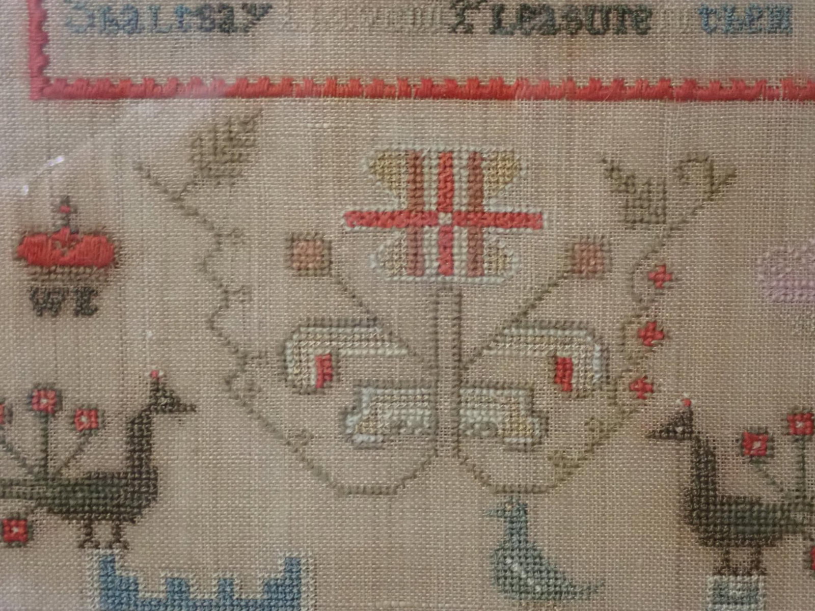 1865 Margaret (?) Sampler - 5