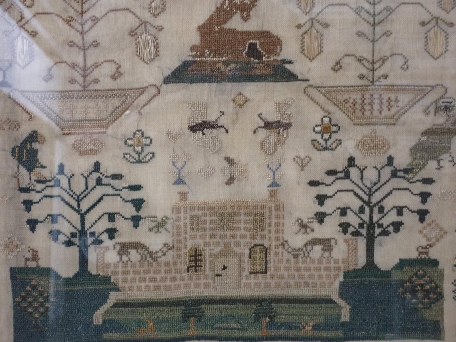 19th Century Sara Ann Davies Sampler - 10