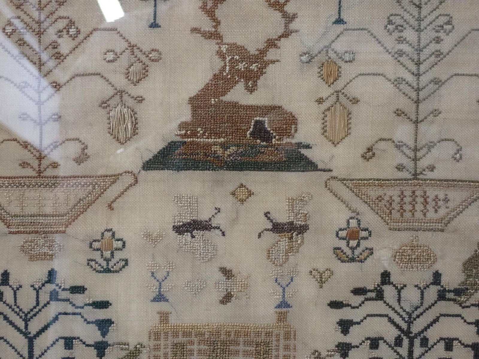 19th Century Sara Ann Davies Sampler - 9