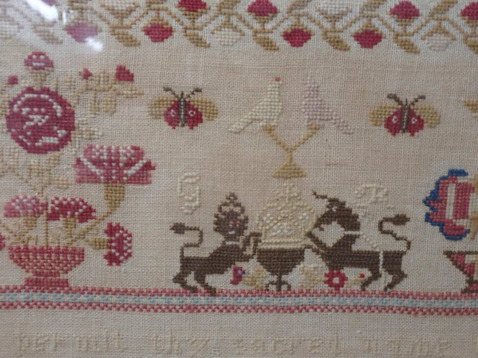 1853 Esther Brown Sampler - 9
