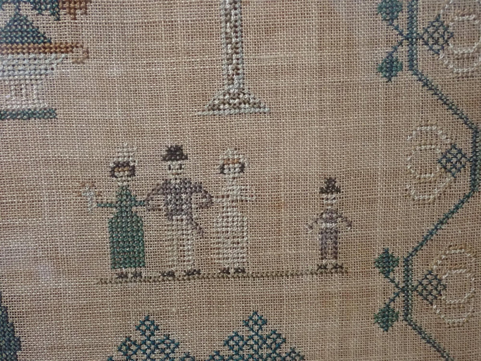 1828 Elizabeth Corless sampler - 12