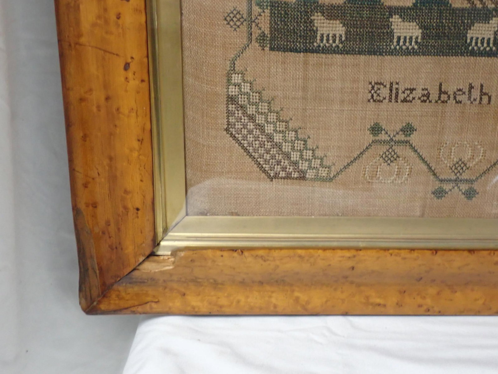 1828 Elizabeth Corless sampler - 9