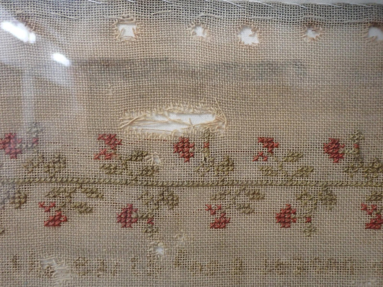 1826 Sarah Warbutton Sampler - 6