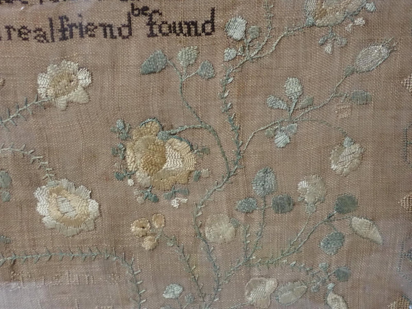 1820 Elizabeth Tuston Sampler - 10