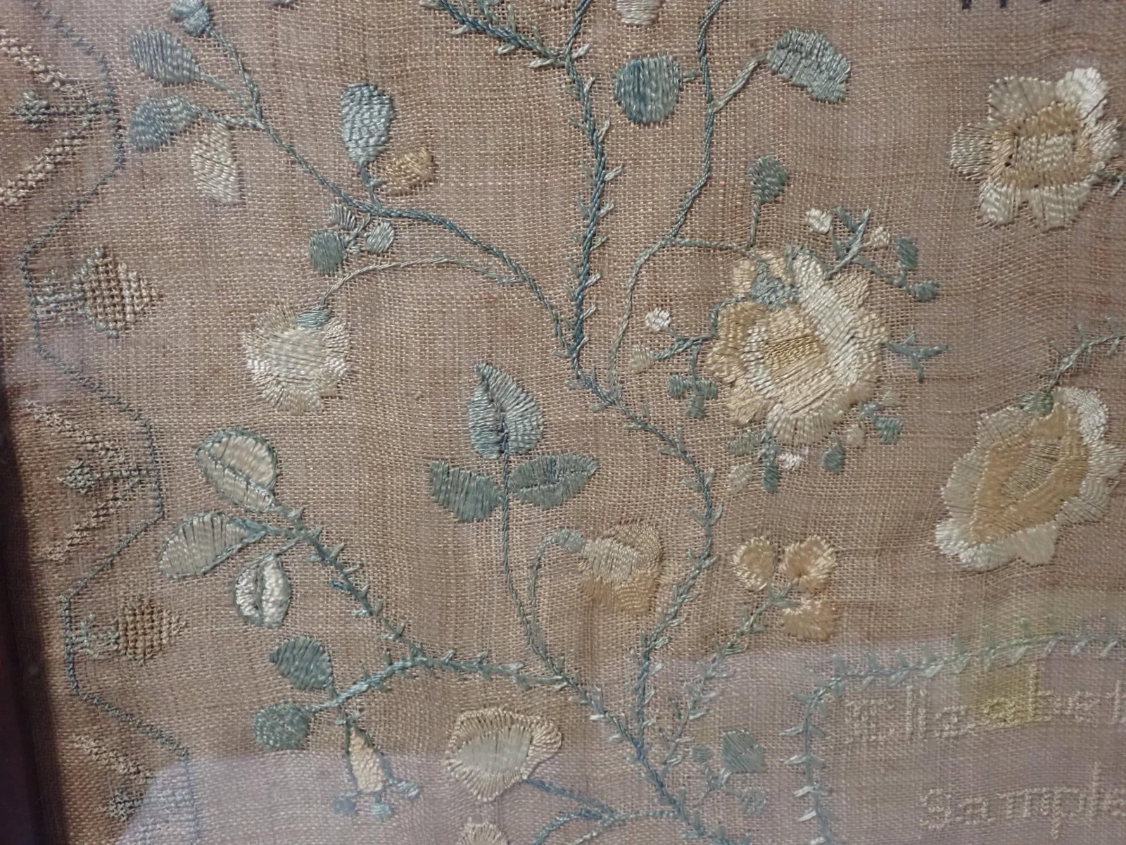 1820 Elizabeth Tuston Sampler - 9