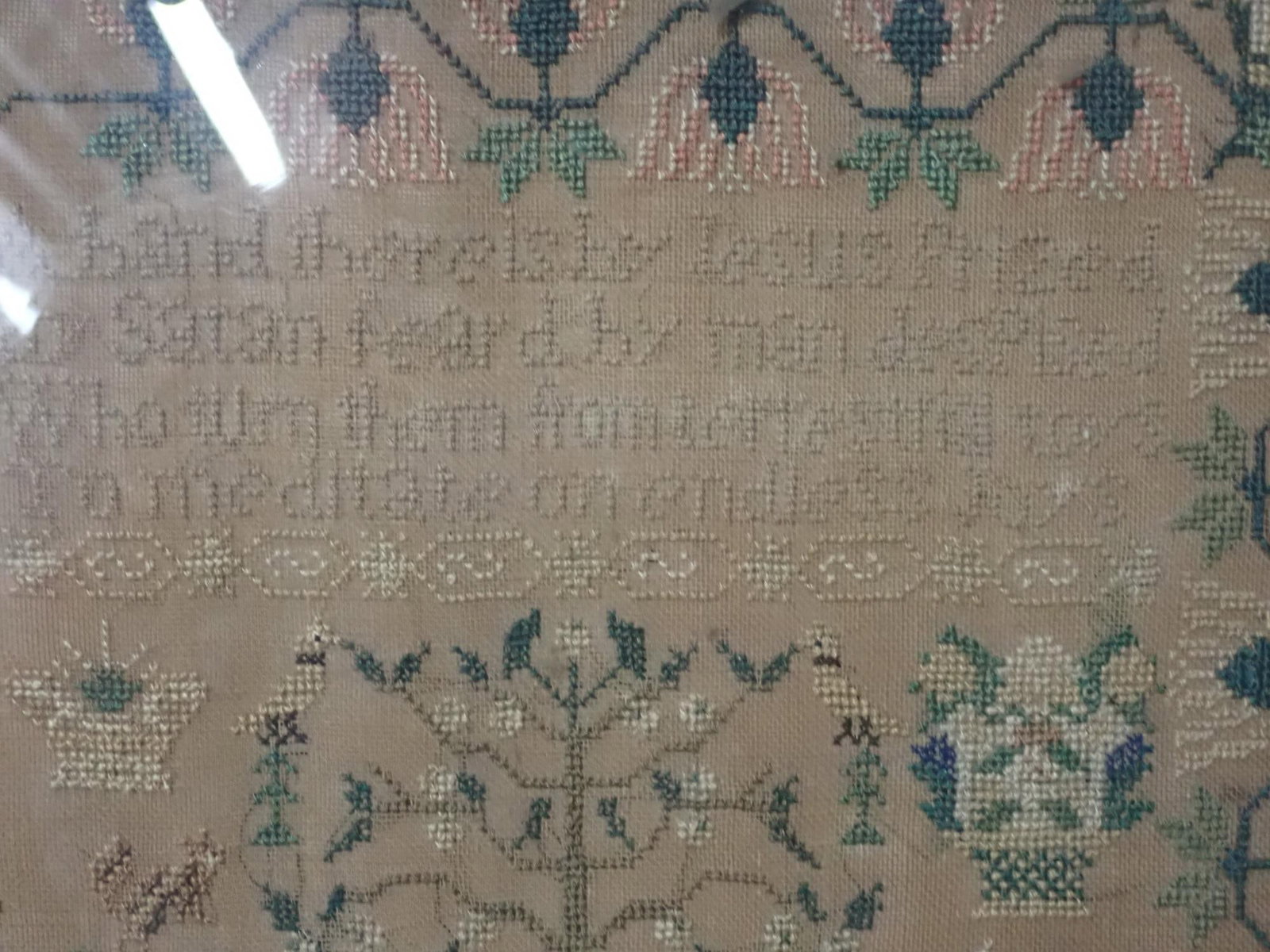 1849 Mary Ann Rowson Sampler - 5