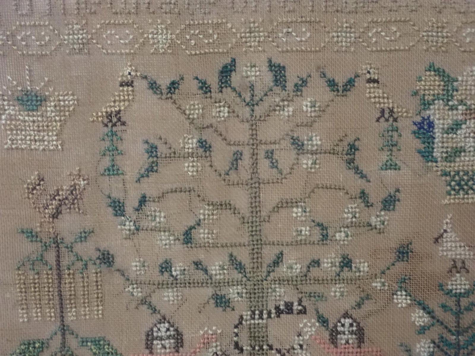 1849 Mary Ann Rowson Sampler - 7