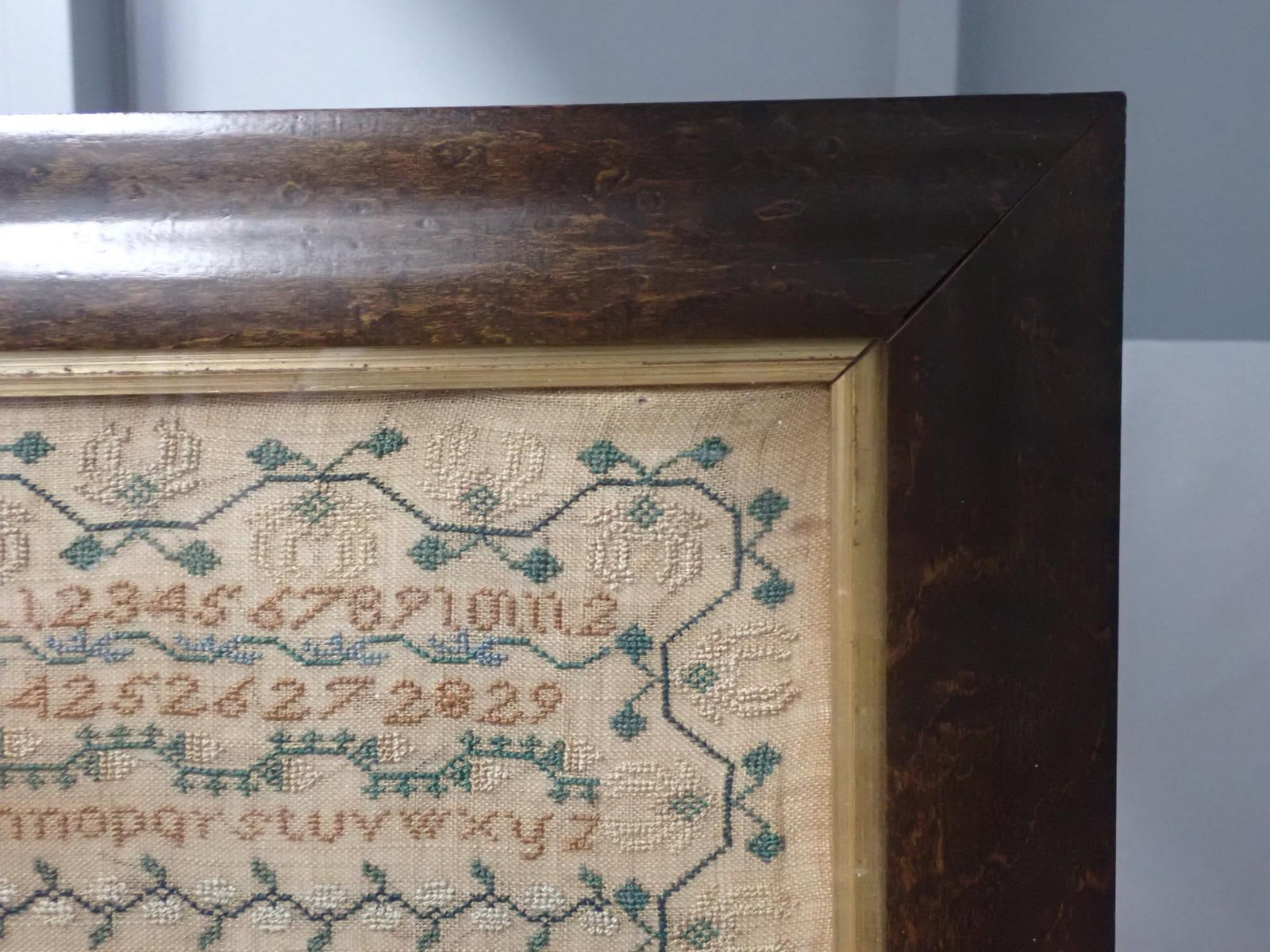 1831 Sarah Clarke Sampler - 14