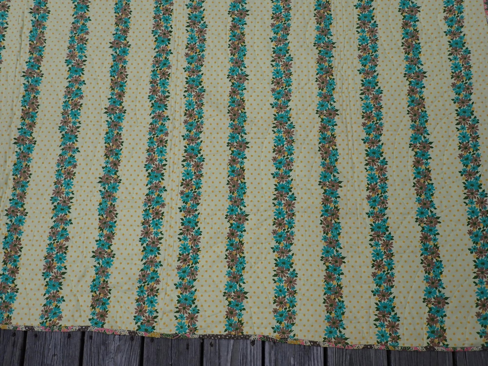 Quilt - Cheater Cloth Patchwork 1970 - 7