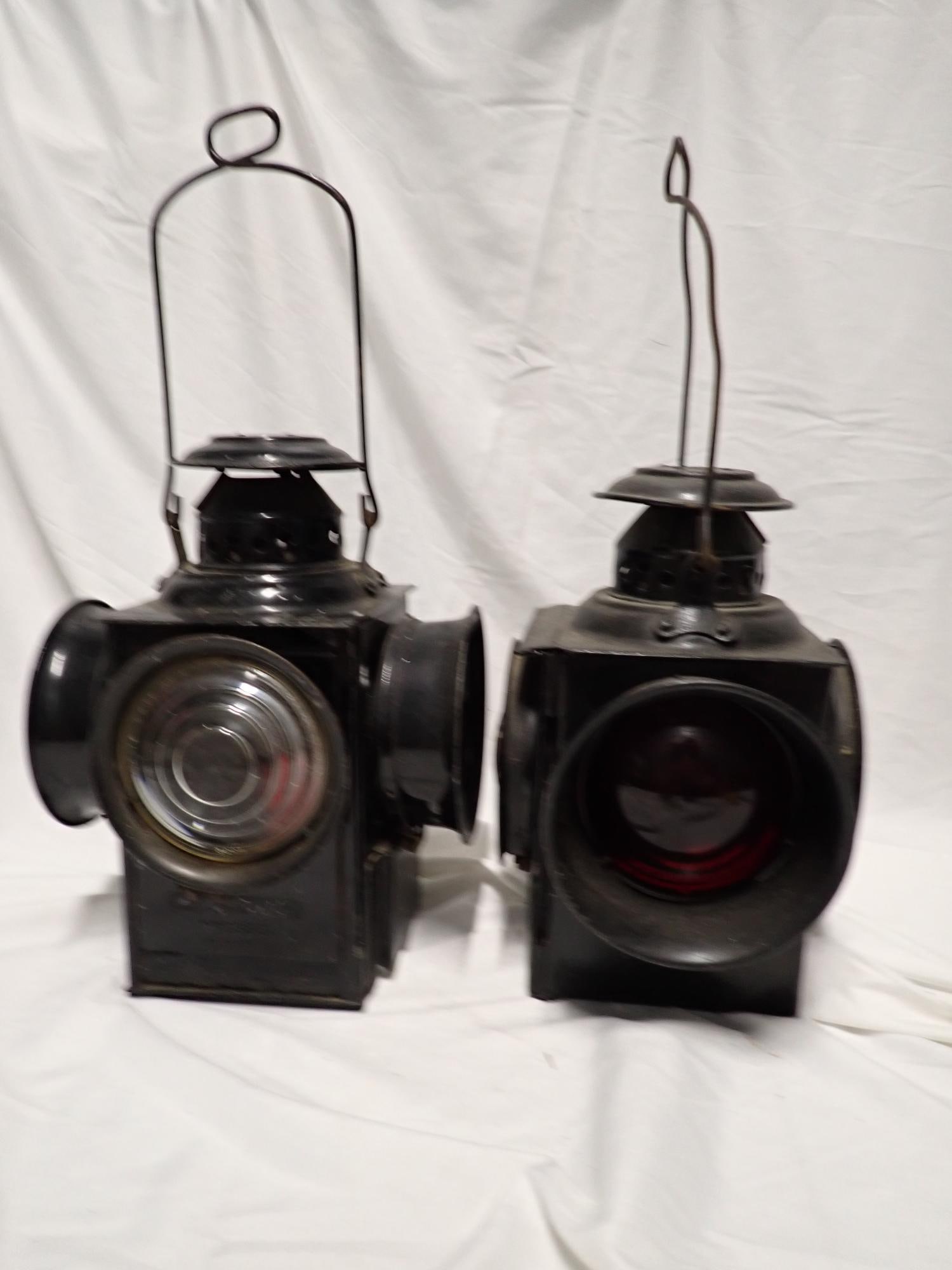 Pair of Dressel Railroad Hand Lanterns (1 of 17)