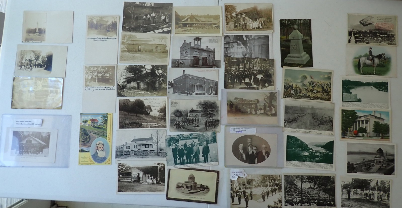 GAR RPPC, John Brown postcards, etc. (1 of 18)