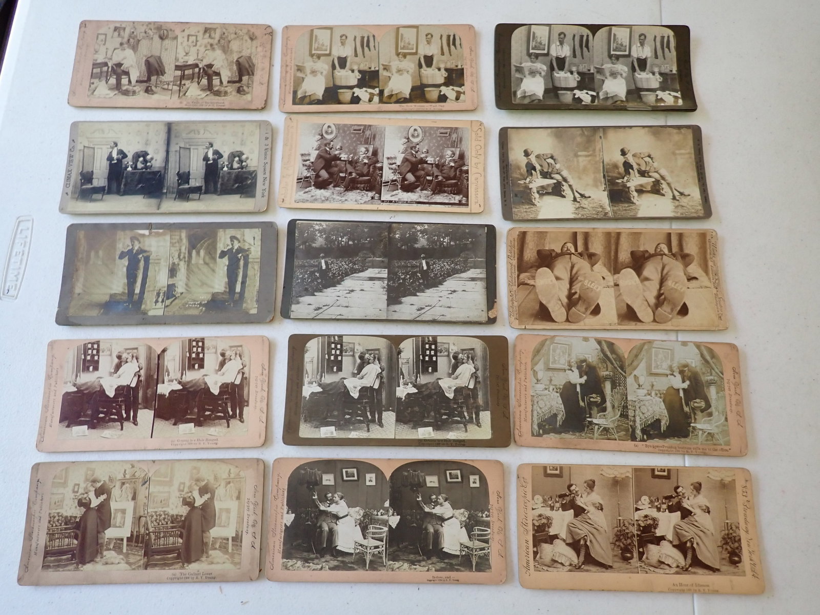 "Not Approved" Risque Stereoviews & others (1 of 15)