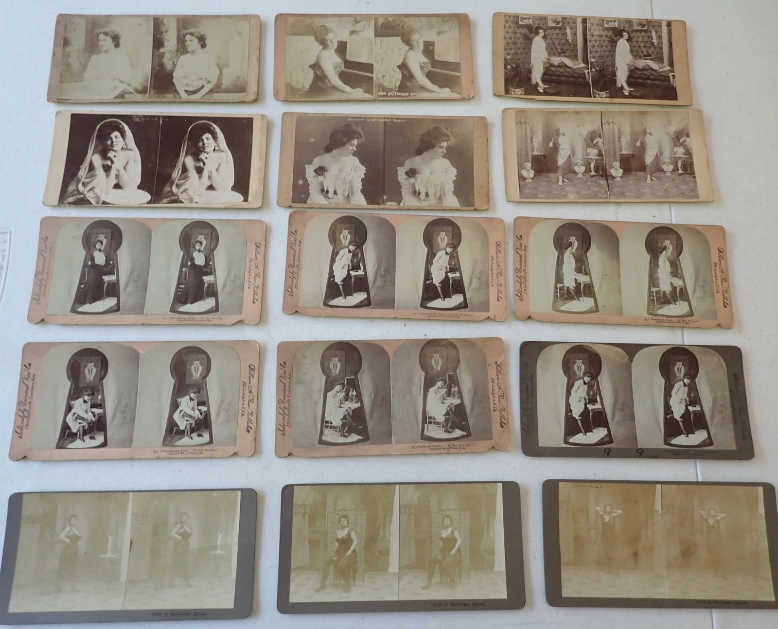 Risque Stereoview Mutoscope cards - 11