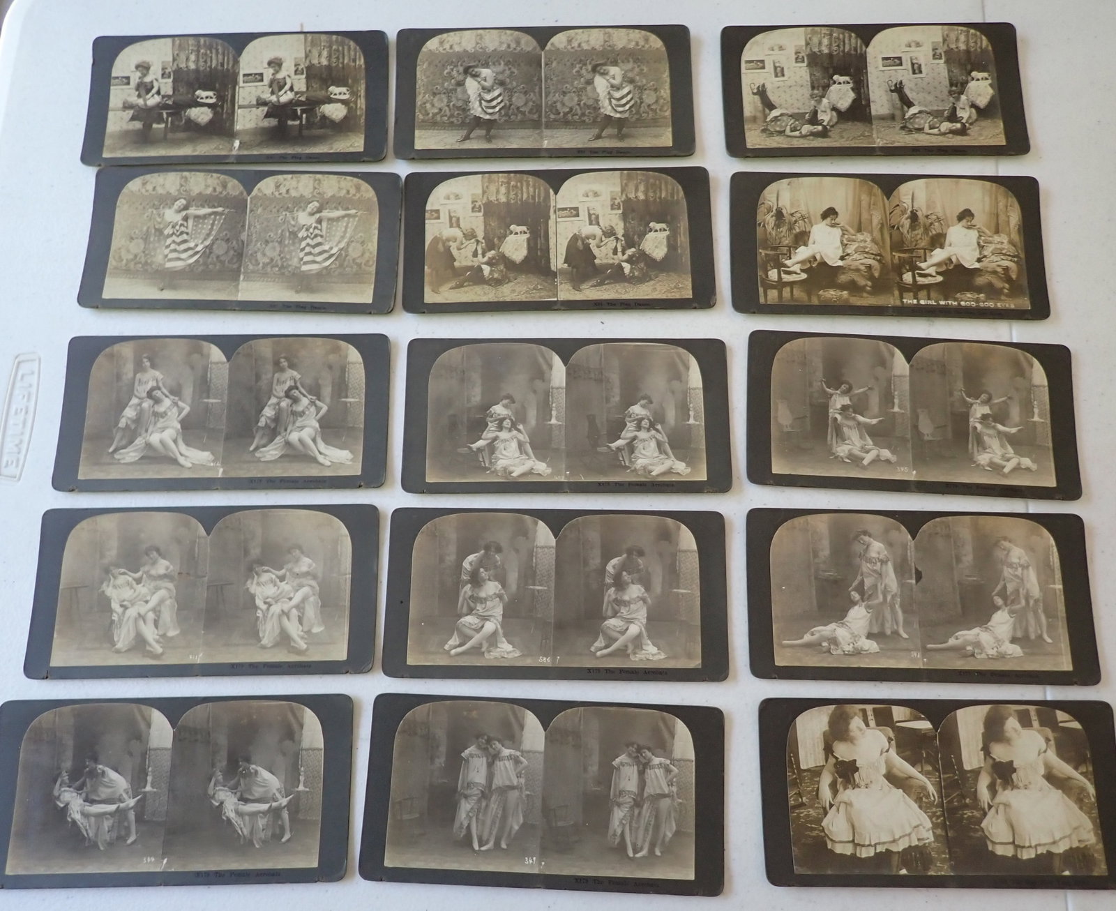 Risque Stereoview Mutoscope cards (1 of 11)
