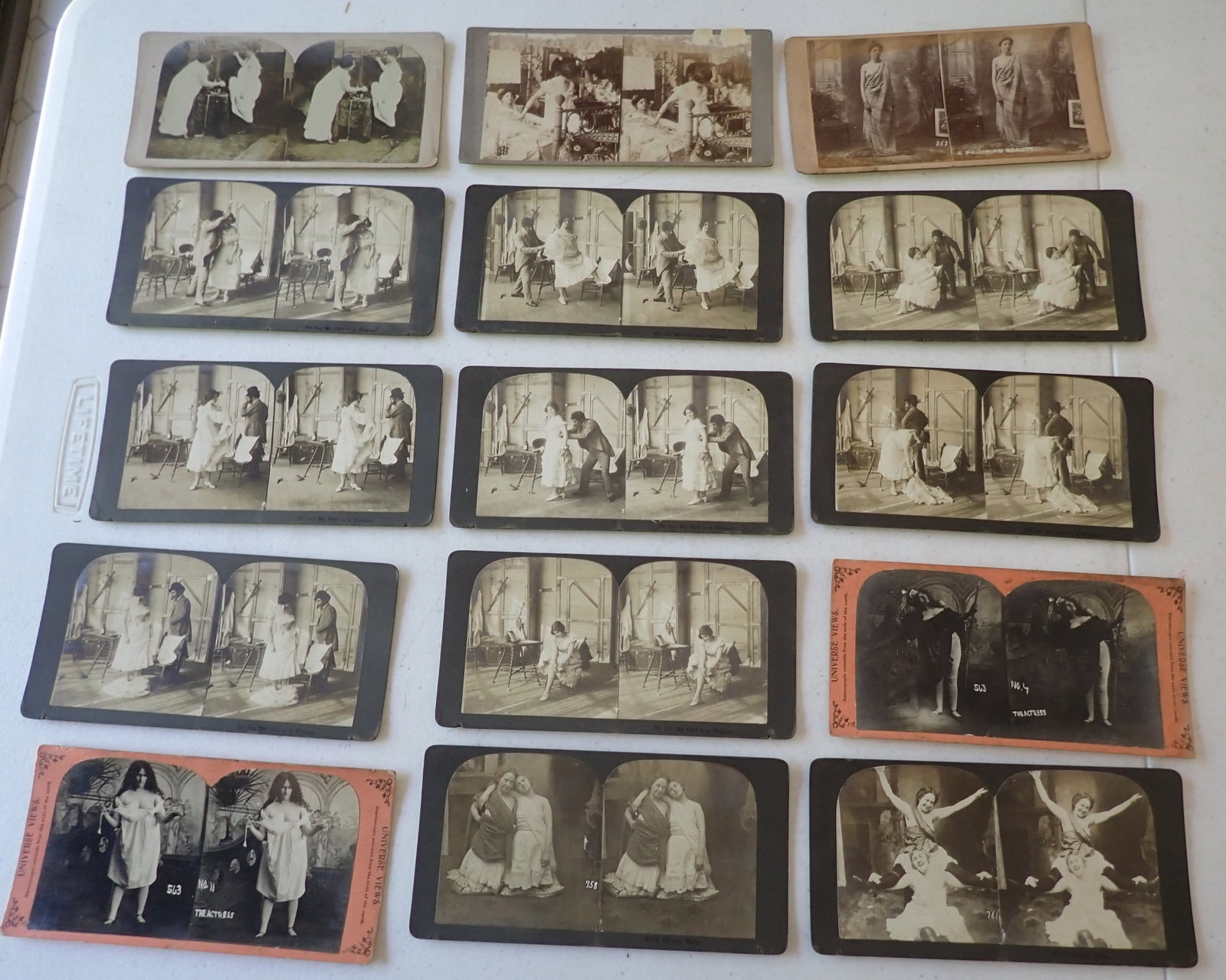 Risque Stereoview Mutoscope cards - 4