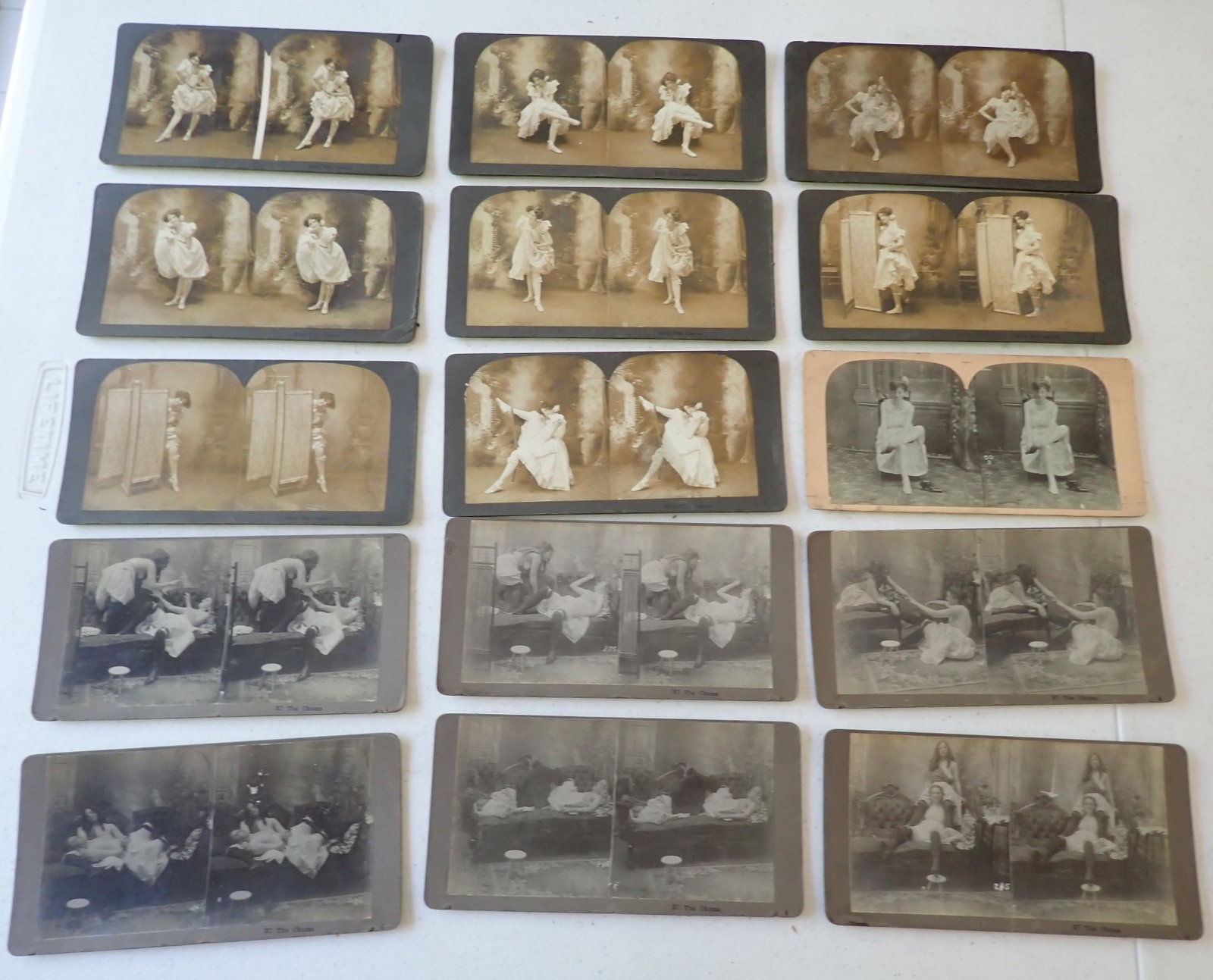 Risque Stereoview Mutoscope cards - 6