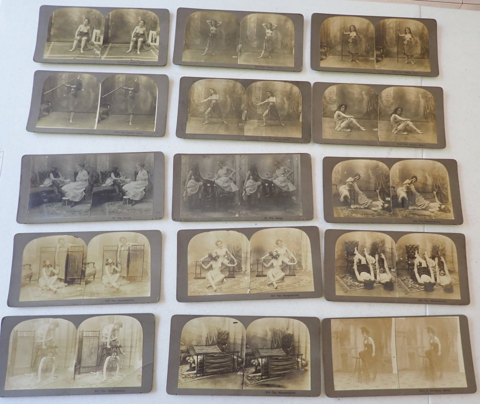 Risque Stereoview Mutoscope cards - 7