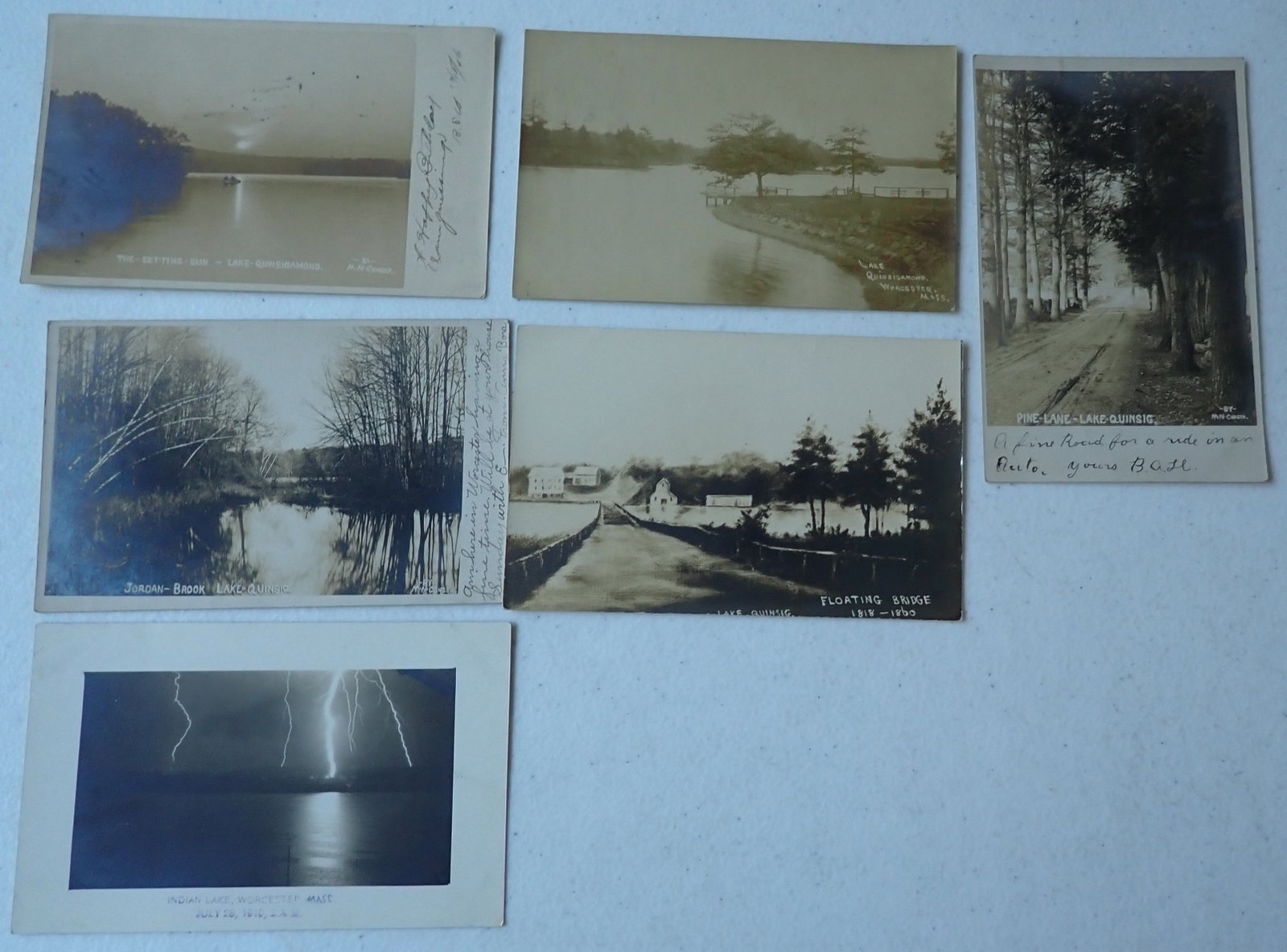 Worcester Postcards - Lake Quinsigamond & Other Lakes - Over 100 Postcards (1 of 9)