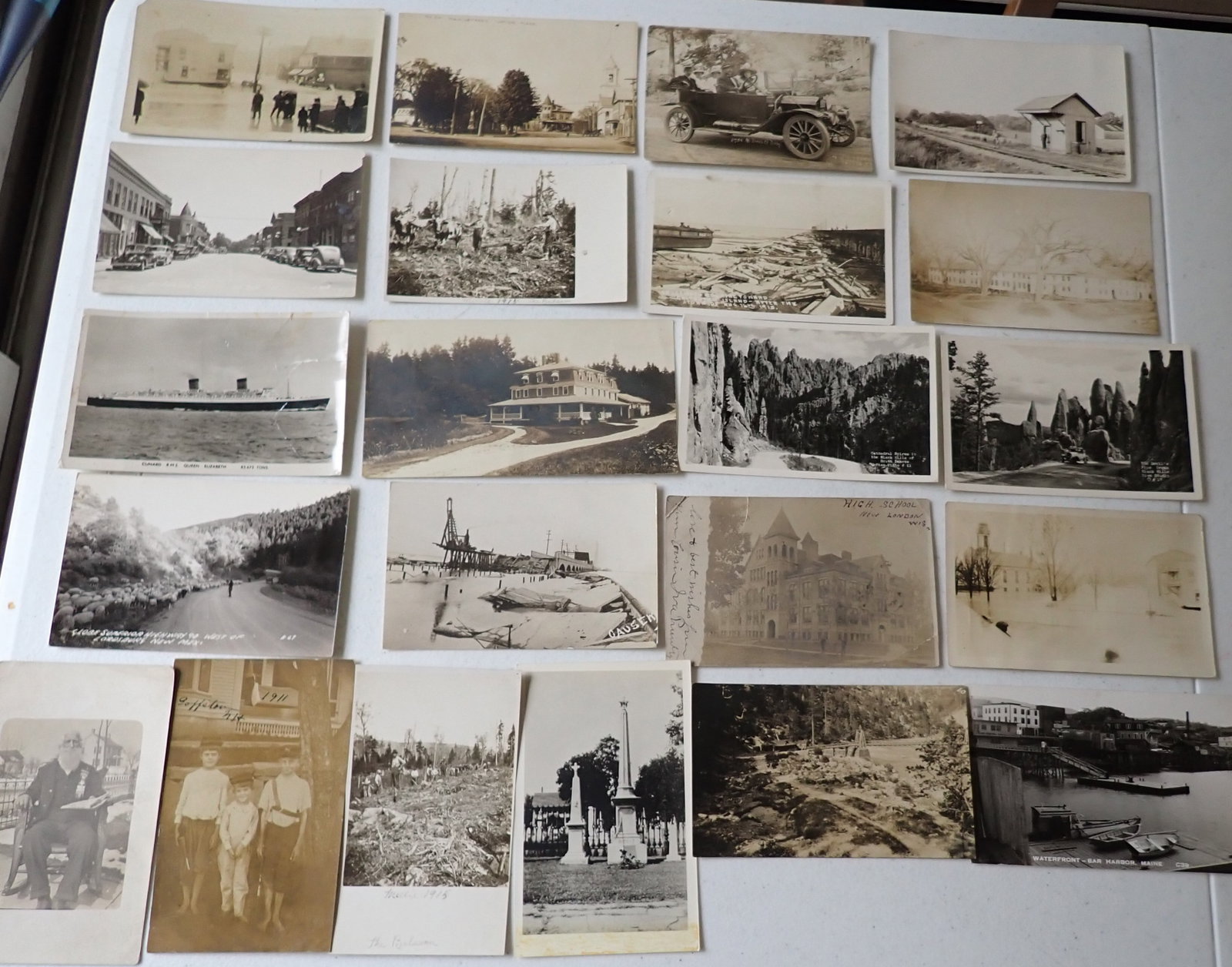 Real Photo Postcards & Other Postcards Over 250 cards (1 of 10)