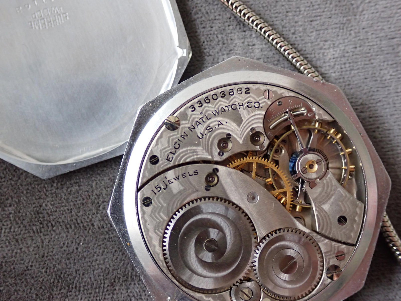 Elgin Pocket Watch - 8