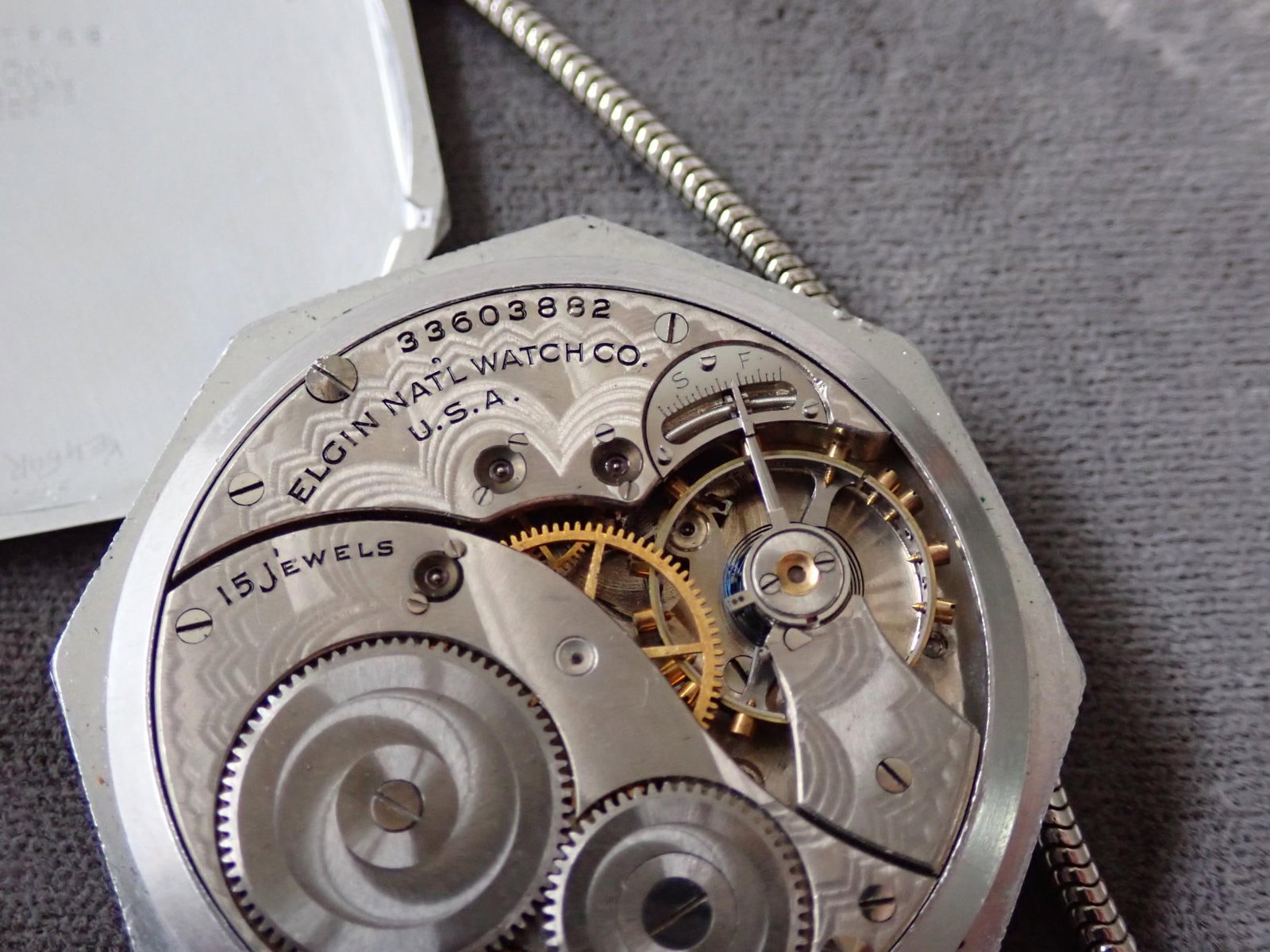Elgin Pocket Watch - 9