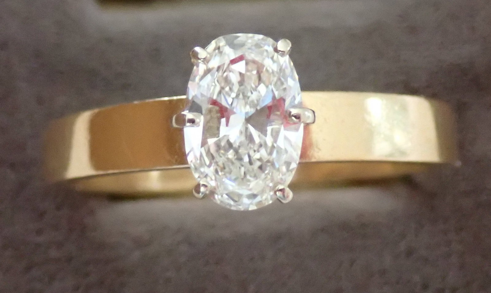 14K Yellow Gold Diamond Solitaire Ring 1.5 Carats (1 of 12)