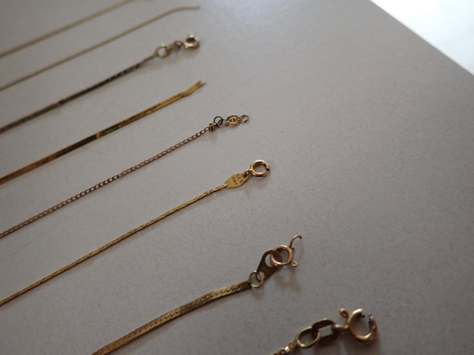 14K Necklace and Bracelets - 11