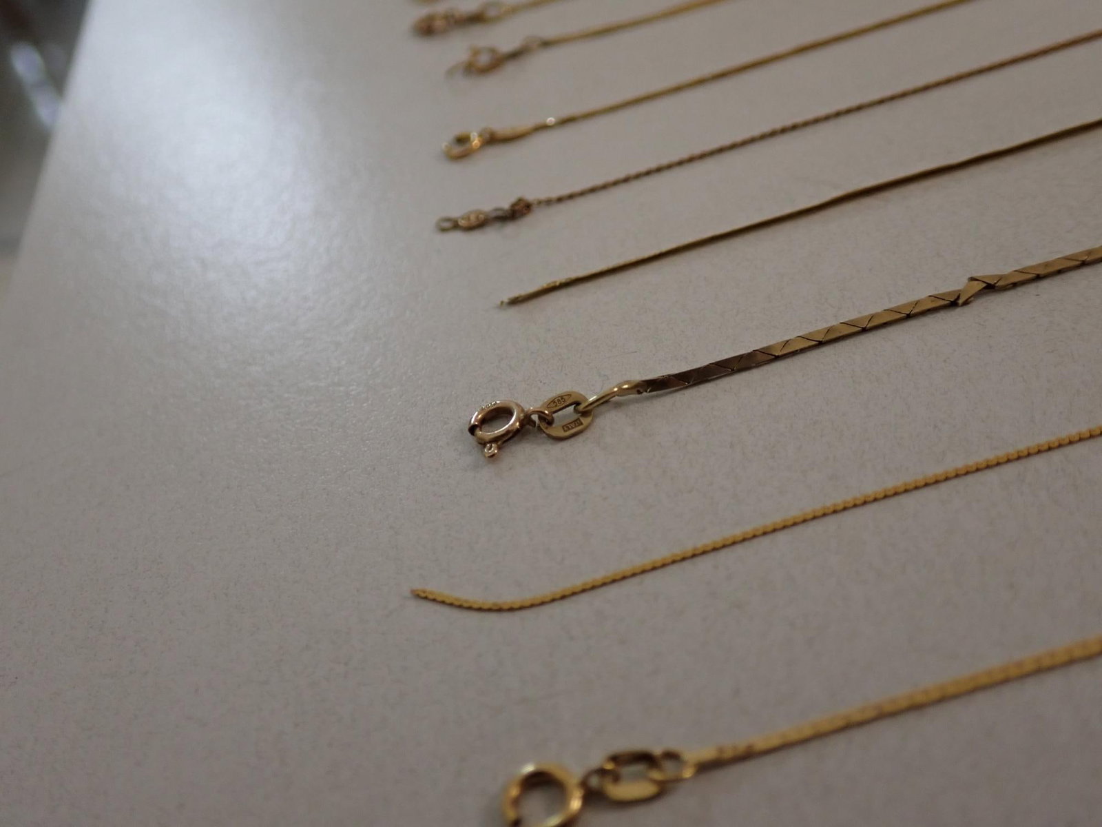14K Necklace and Bracelets - 12