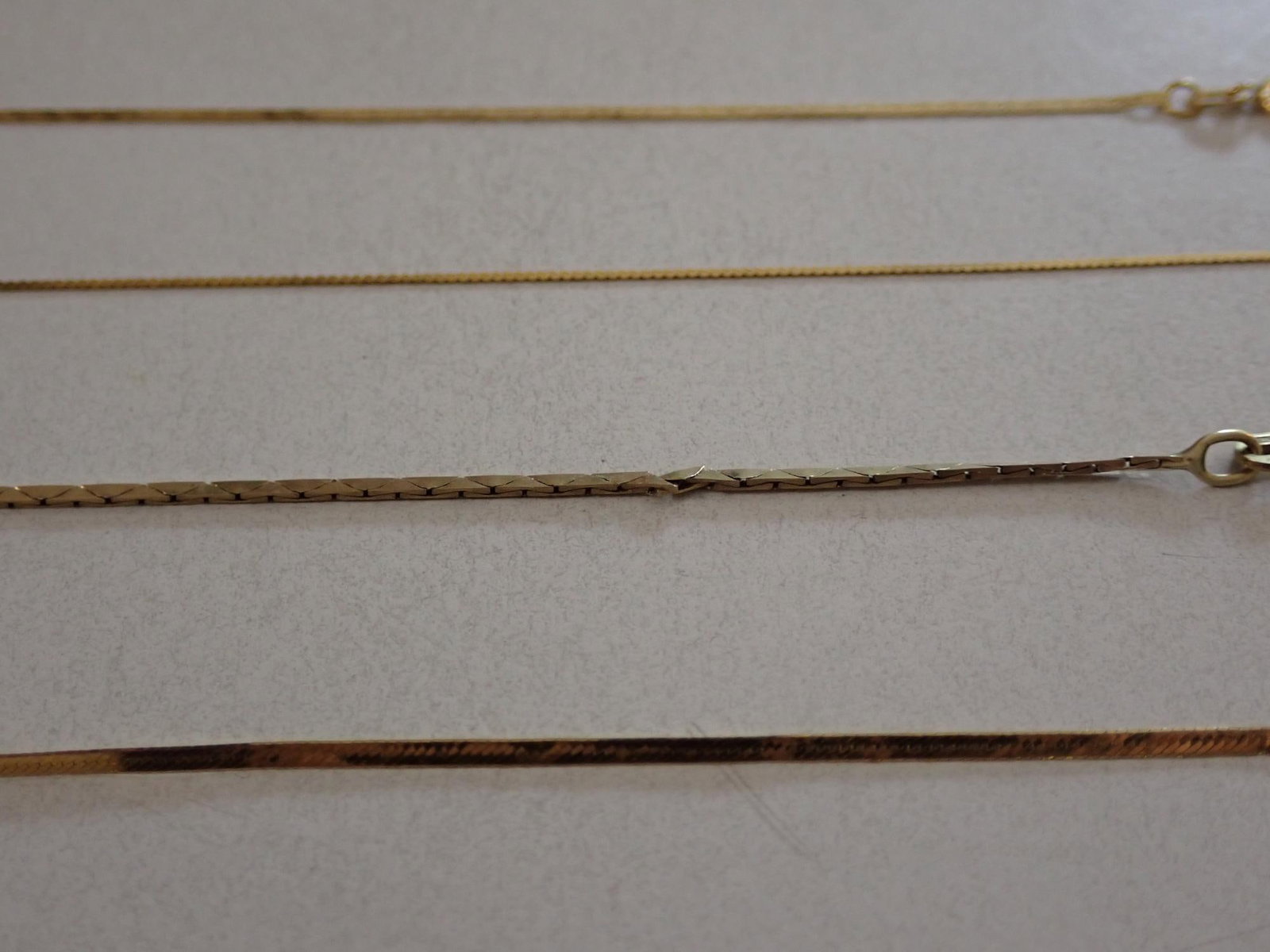 14K Necklace and Bracelets - 4