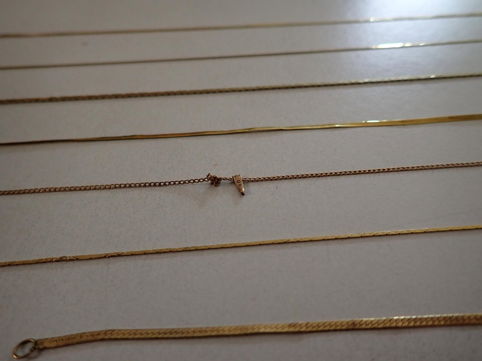 14K Necklace and Bracelets - 9
