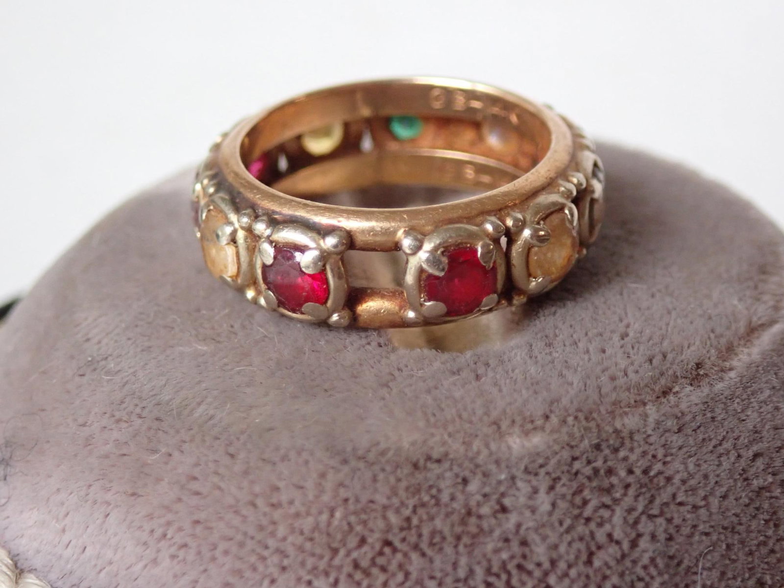 14K Marked GB Ring - 8