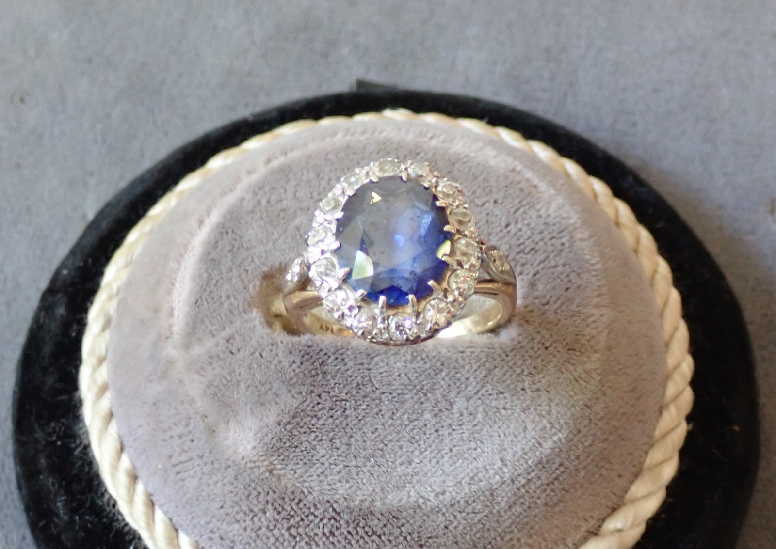 14K and Sapphire Ring (1 of 7)