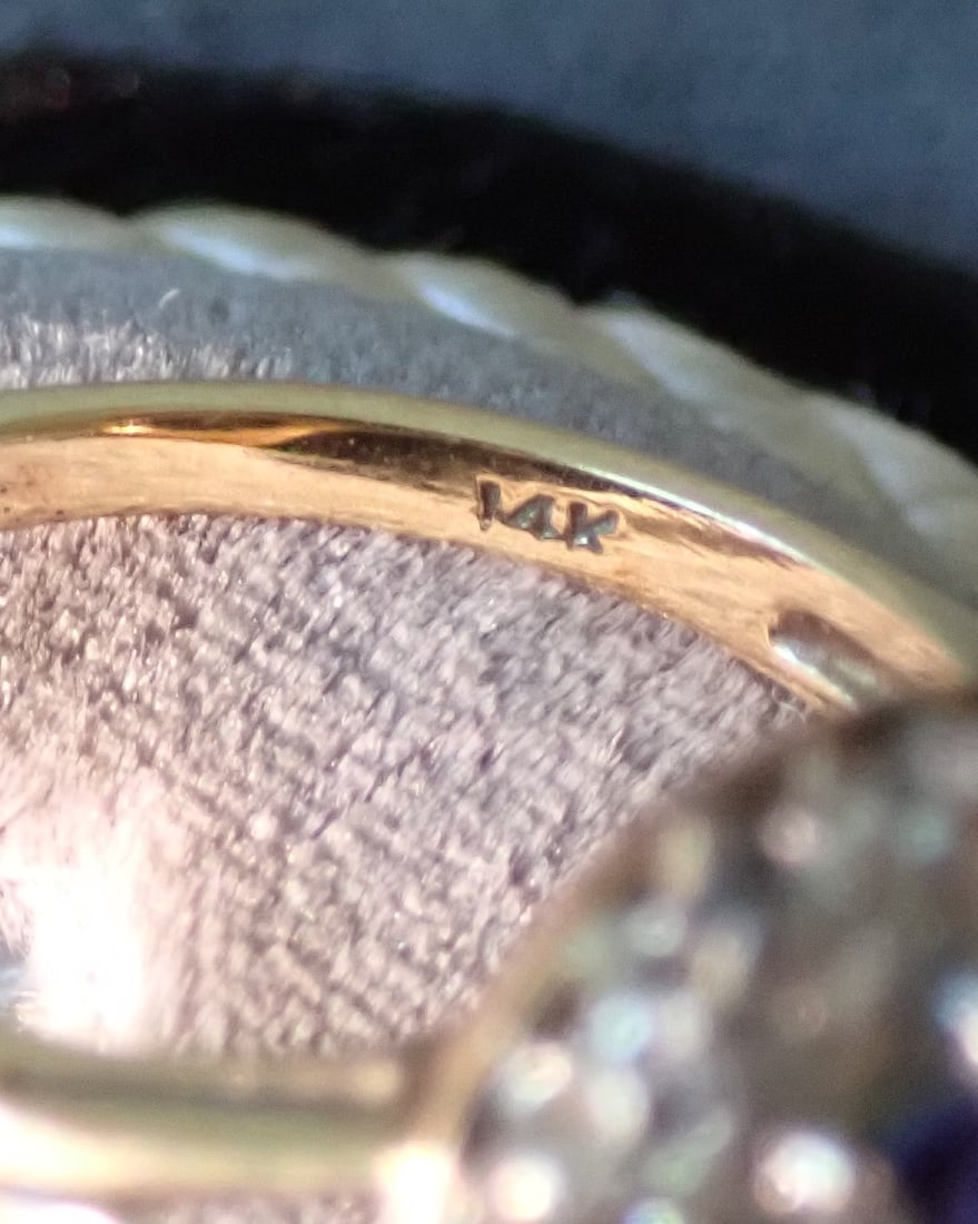 14K and Sapphire Ring - 5
