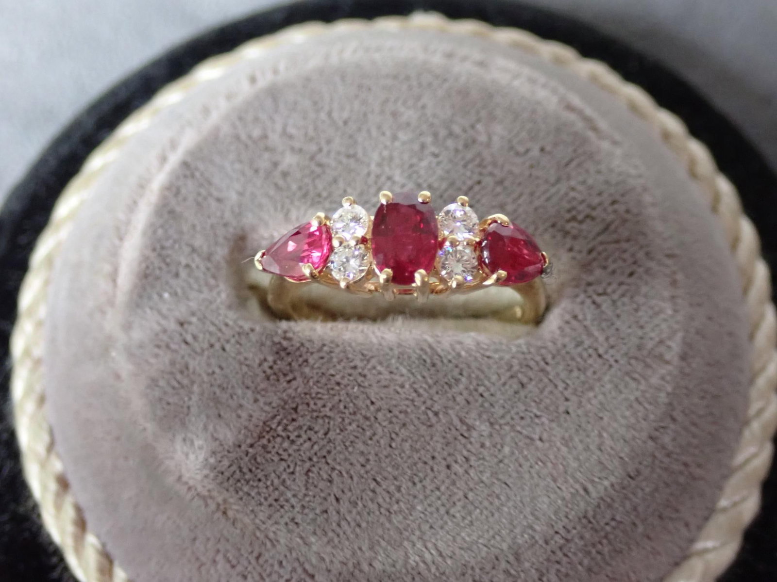 Ruby & Diamond 18K Ring - 2
