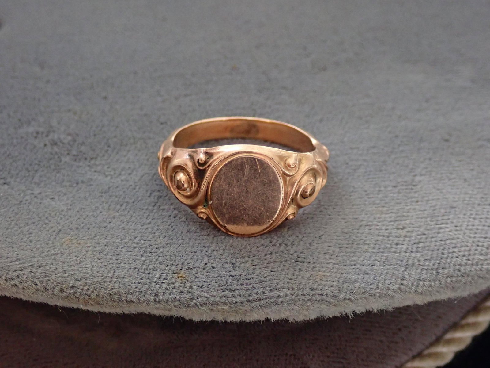 Gold Signet Ring - 5