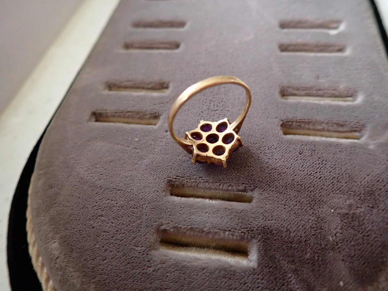 14K Gold and Amethyst Ring - 2