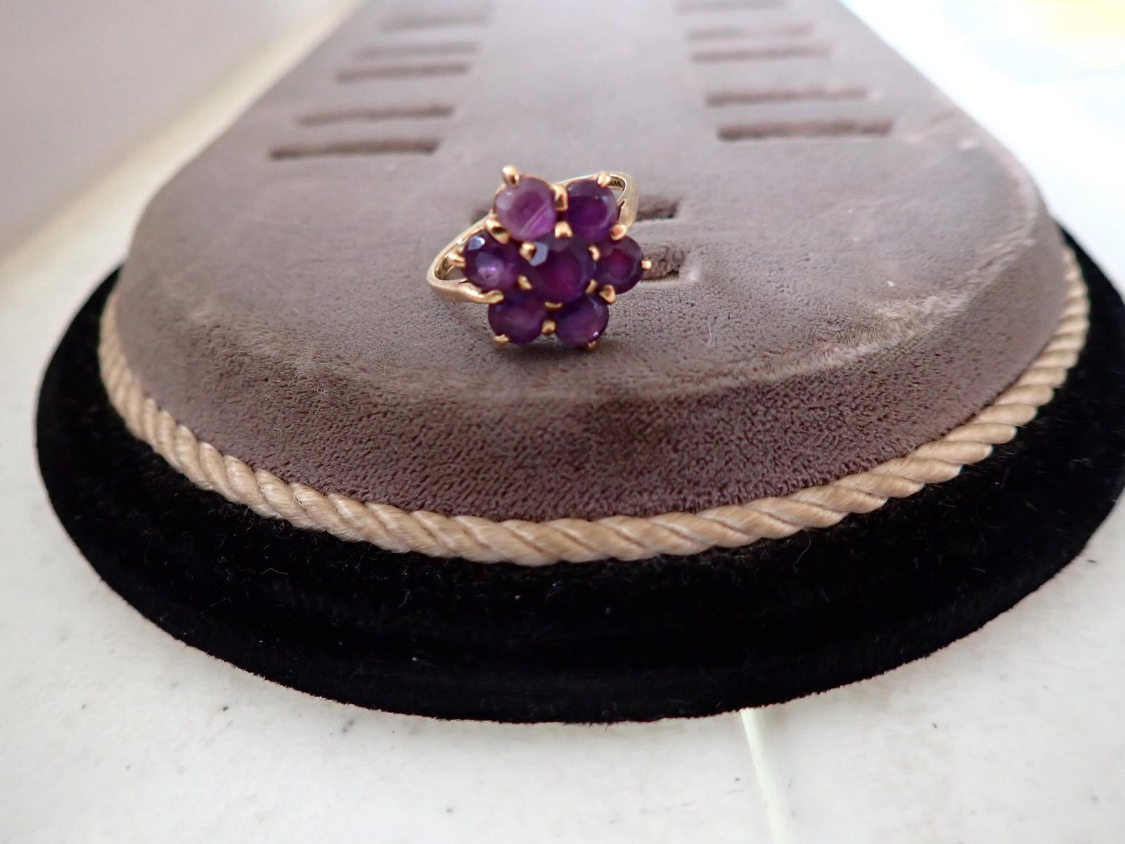 14K Gold and Amethyst Ring - 3