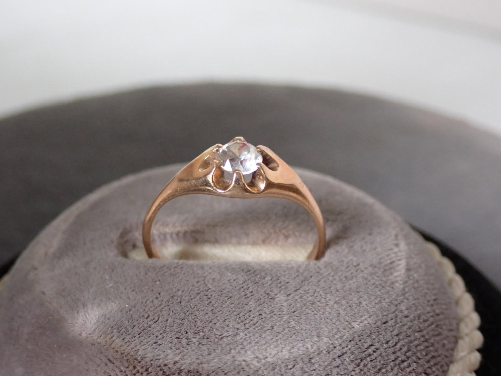 10K Gold and CZ Ring - 3