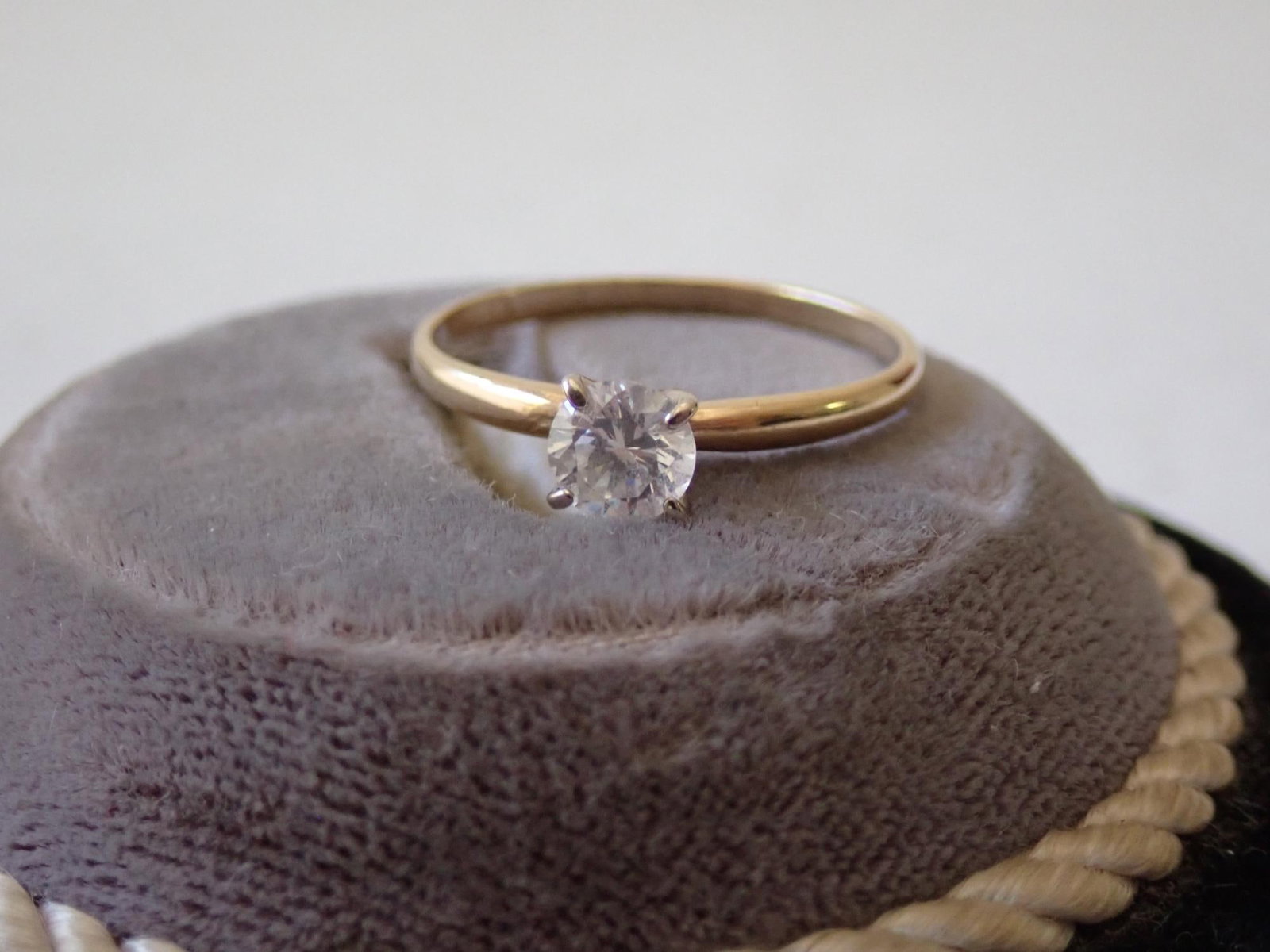 14K Ring with CZ Stone - 3
