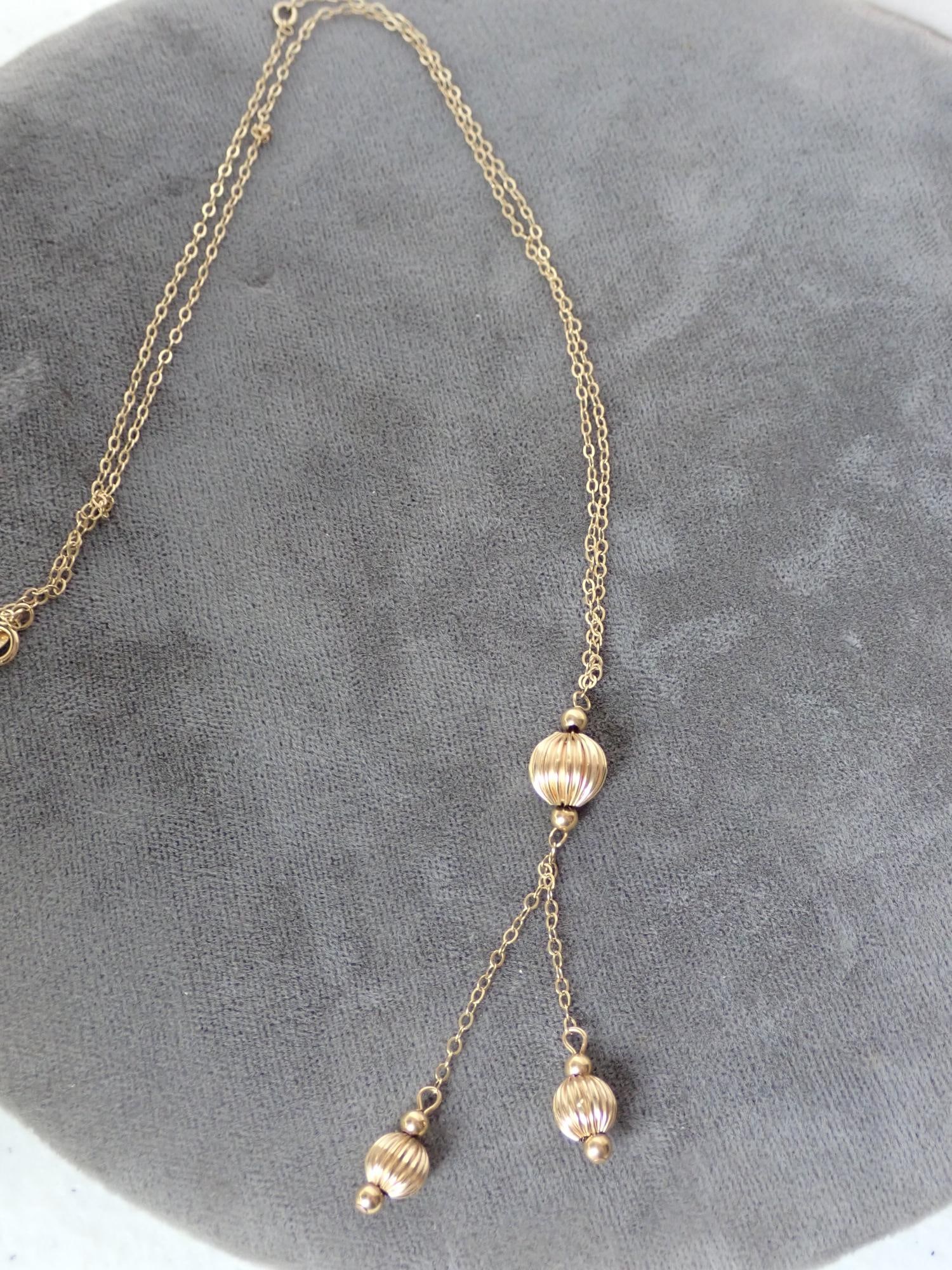 14K Gold Chain Balls - 2