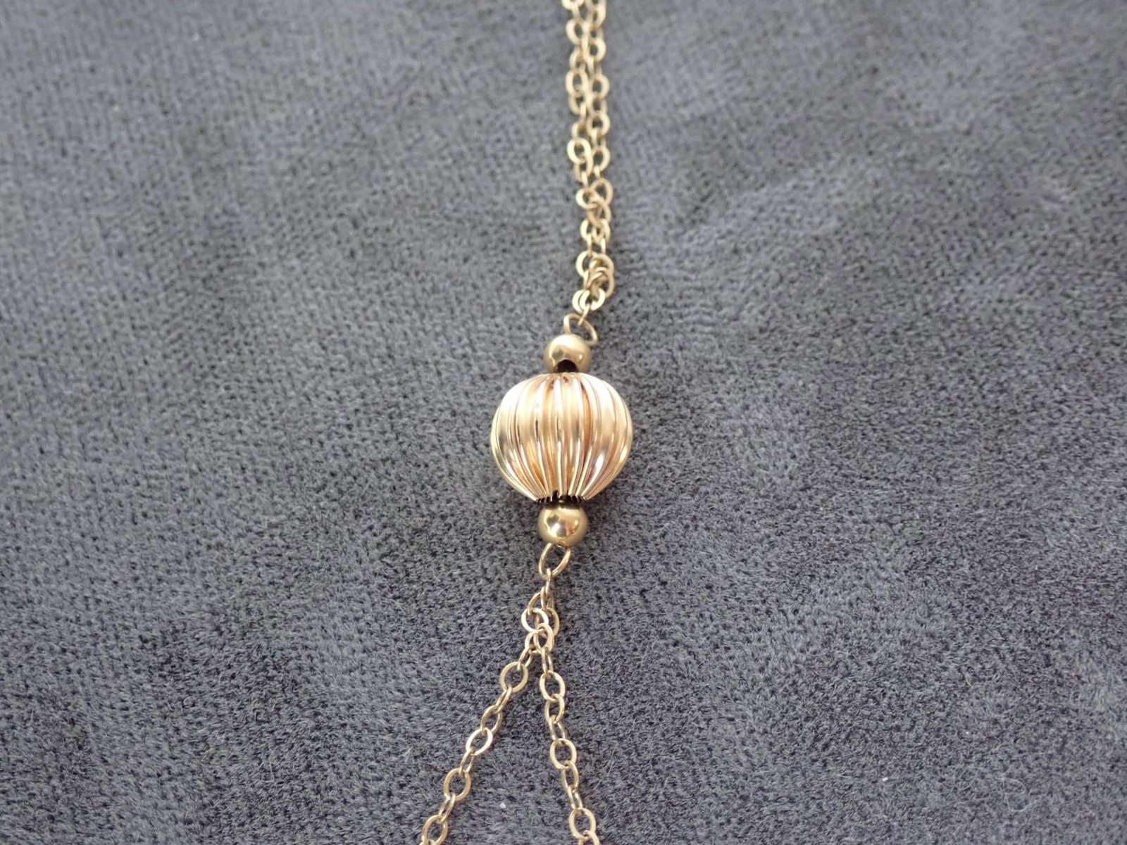 14K Gold Chain Balls - 6