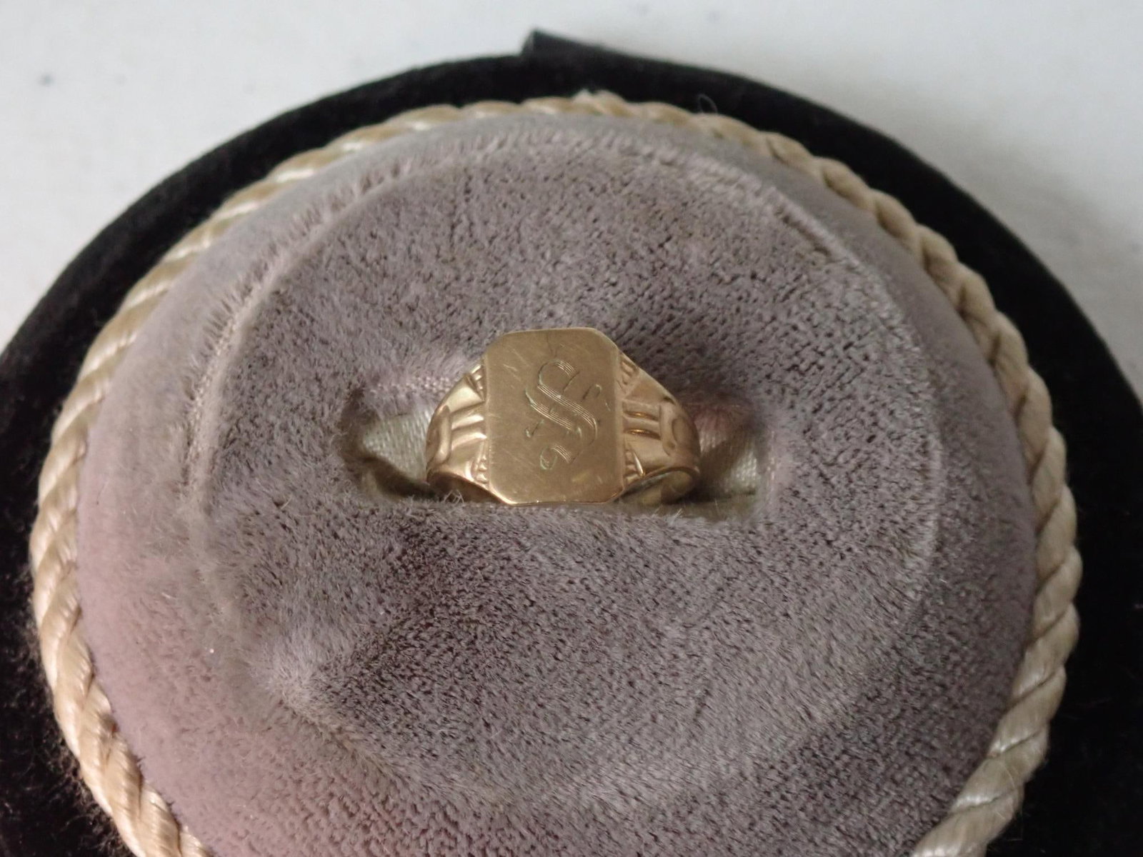 10K Gold Signet Ring: 1.0 Gram - size will be added