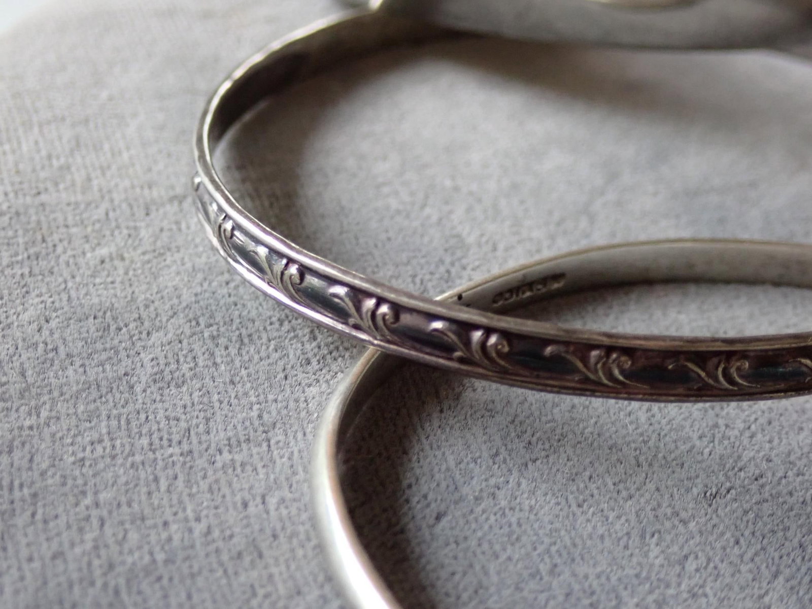 5 Sterling Silver Cuff Bracelets - 3